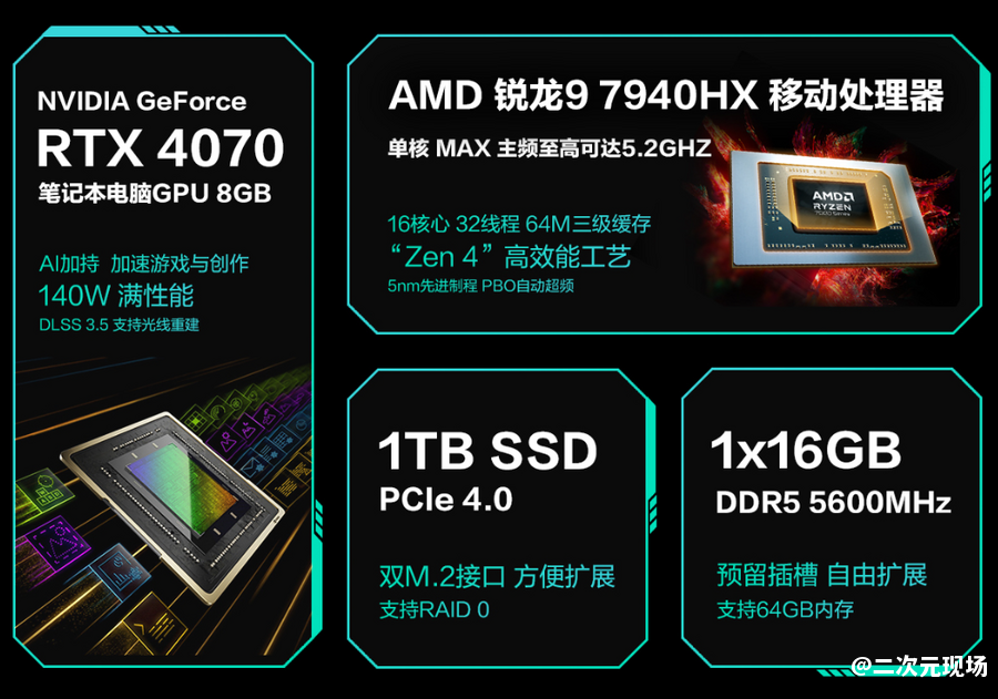 双十一不容错过的RTX笔记本 华硕天选5 Pro锐龙版RTX 4070售9299元