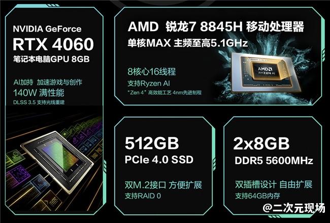 2024年度爆款游戏本，满功耗RTX 4060，华硕天选5叠加国补5839元